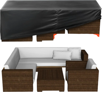 Vevor Patio Furniture Cover Heavy-Duty Waterproof Outdoor Table and Chairs Cover 126