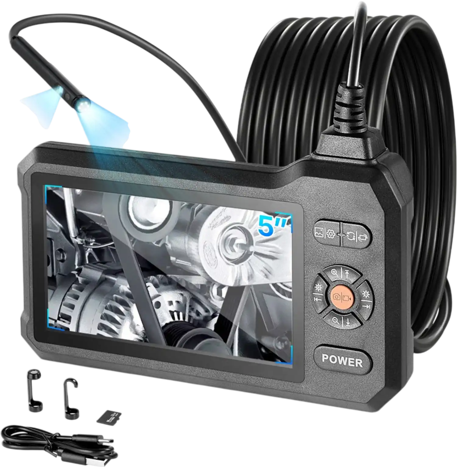 Vevor Borescope Dual Lens Endoscope Camera with 5