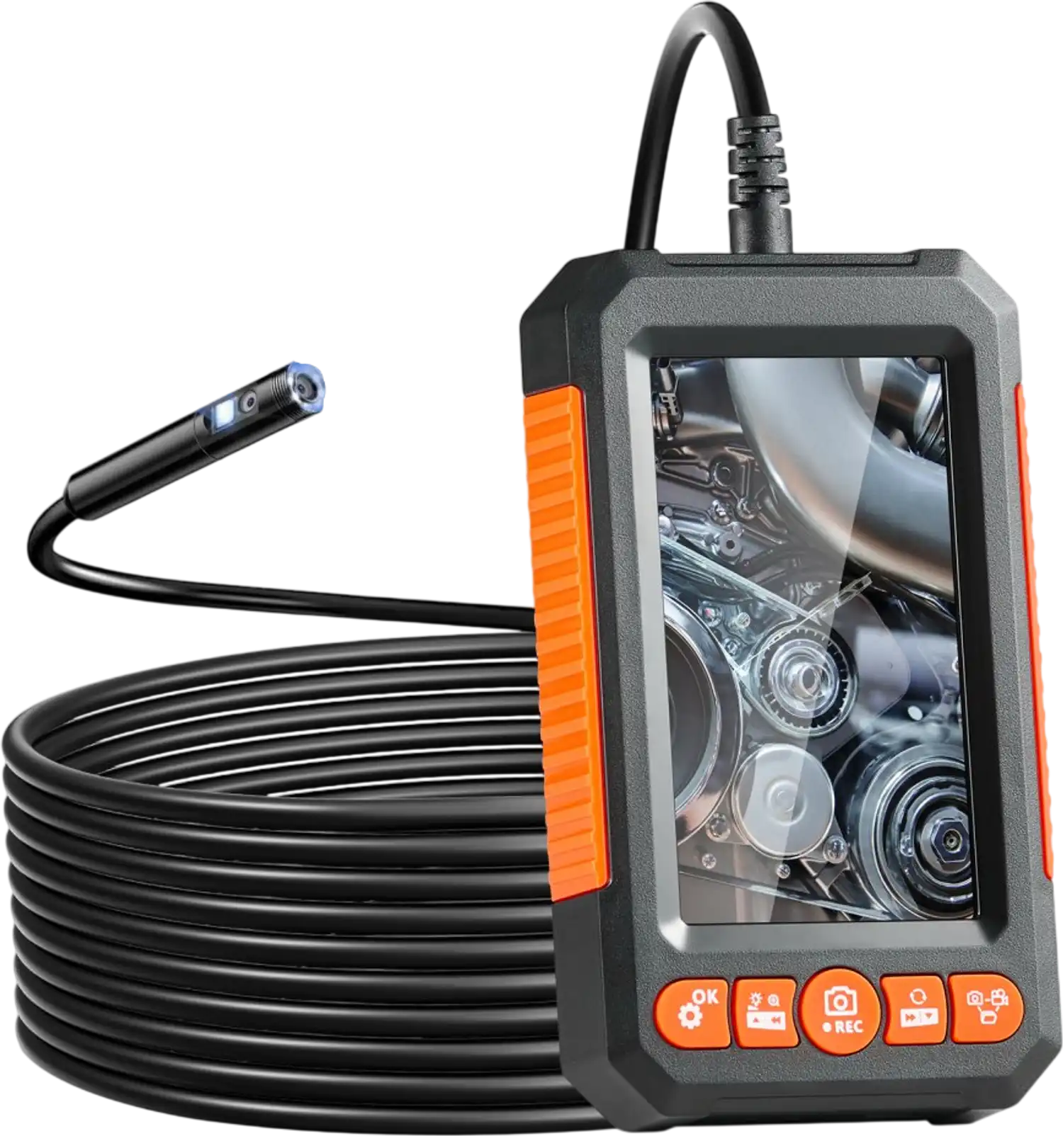 Vevor Borescope Dual Lens Endoscope Camera with 4.3