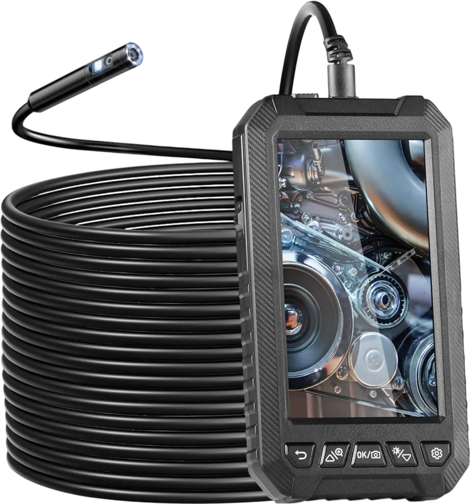 Vevor Borescope Triple Lens Endoscope Camera with Light 49.2' Cable 5