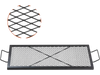 VEVOR X-Marks Fire Pit Grill Grate, Rectangle Cooking Grate, Heavy Duty Steel Campfire BBQ Grill Grid with Handle & Support X Wire, Portable Camping Cookware for Outside Party Gathering, 32 Inch Black