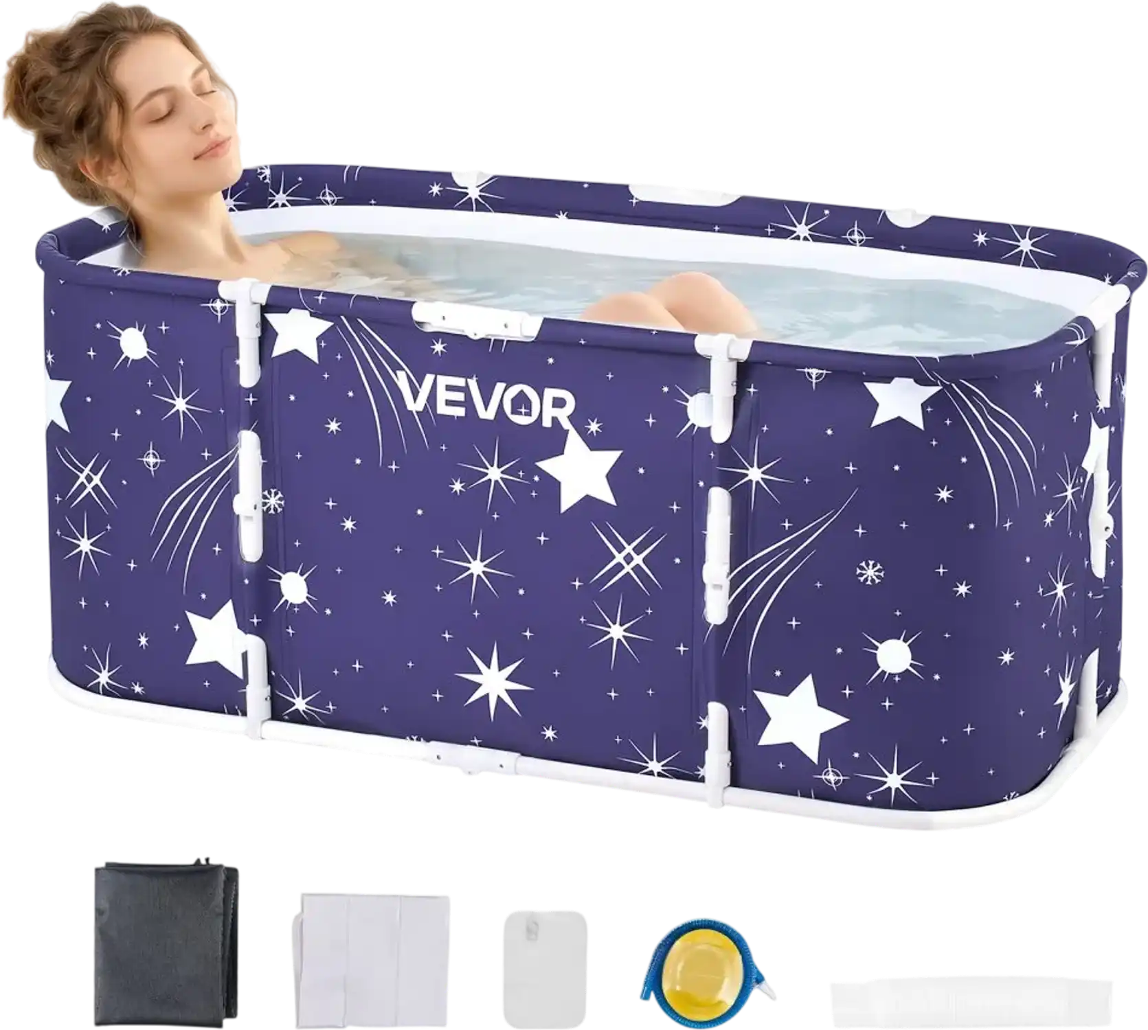 Vevor Foldable Bathtub Portable 45.3