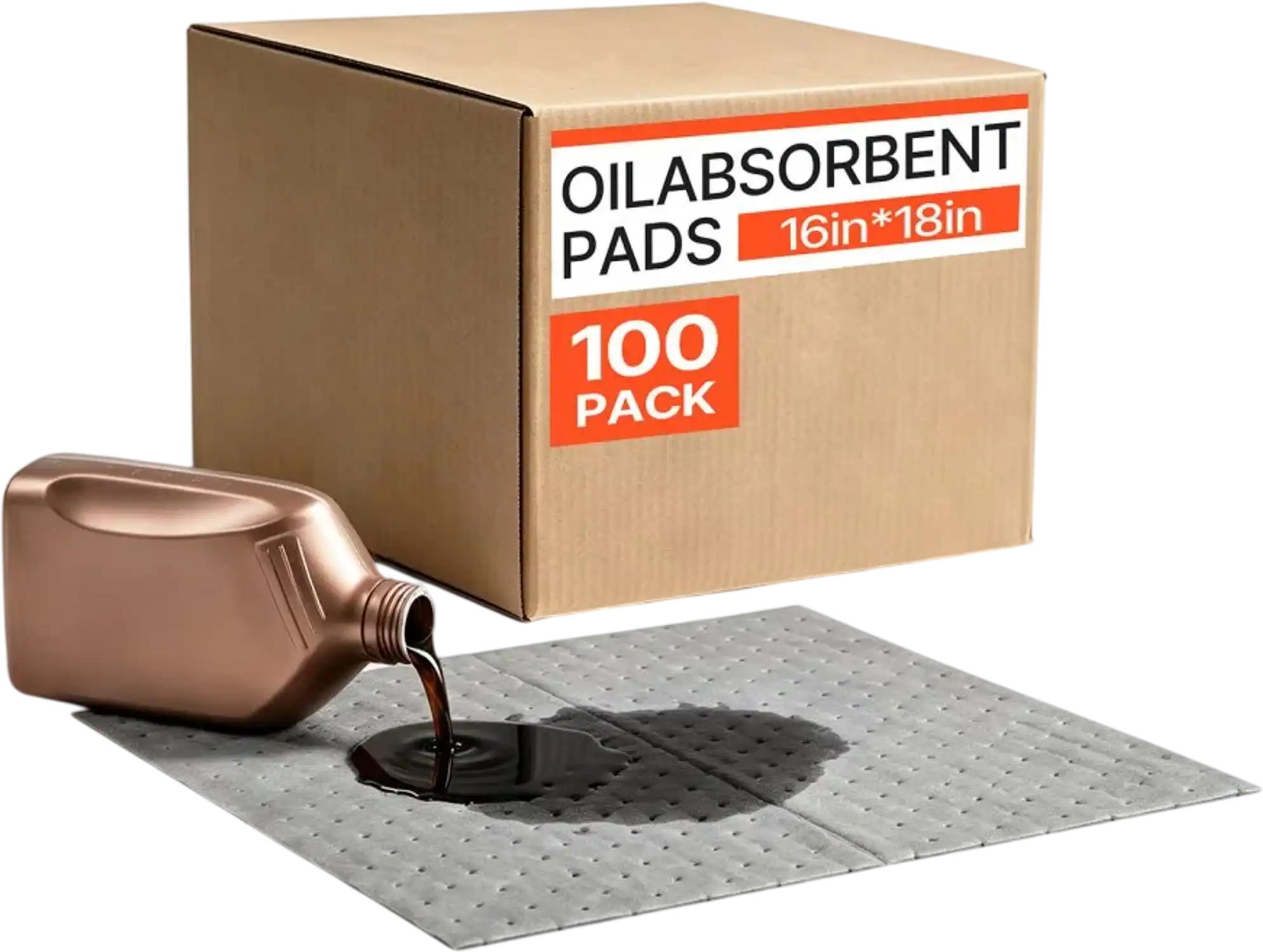 Vevor Absorbent Pads Oil & Water Spill Control 16