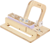VEVOR Soap Cutter, 0-2 inch Adjustable Thickness, Wood Soap Slicer with Stainless Steel Adjustable Wire Tension, with Extra Wires, Multi Handmade Cutter for Candles, DIY Making Cutting Tool