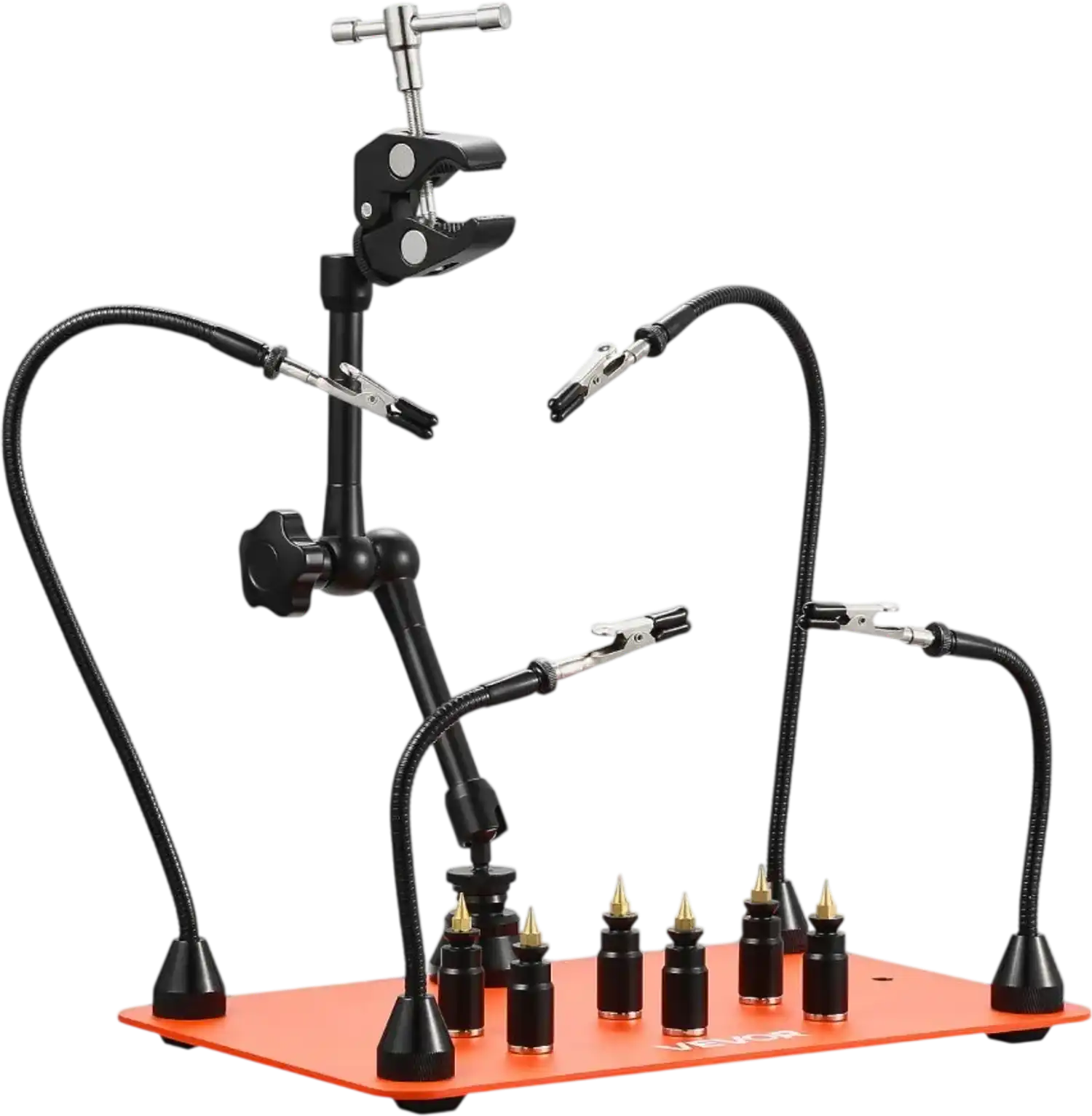 Vevor Soldering Station Magnetic Helping Hands with 4 Flexible Arms New