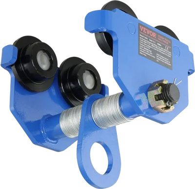 Vevor Manual Trolley Adjustable Push Beam Hoist 2200 lbs 1 Ton New