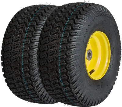 VEVOR Lawn Mower Tires with Rim, 15x6-6