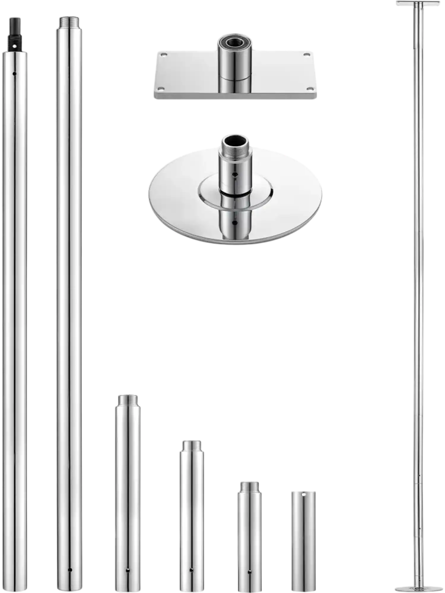 Vevor Dance Pole Professional Static/Spinning Adjustable 82-118