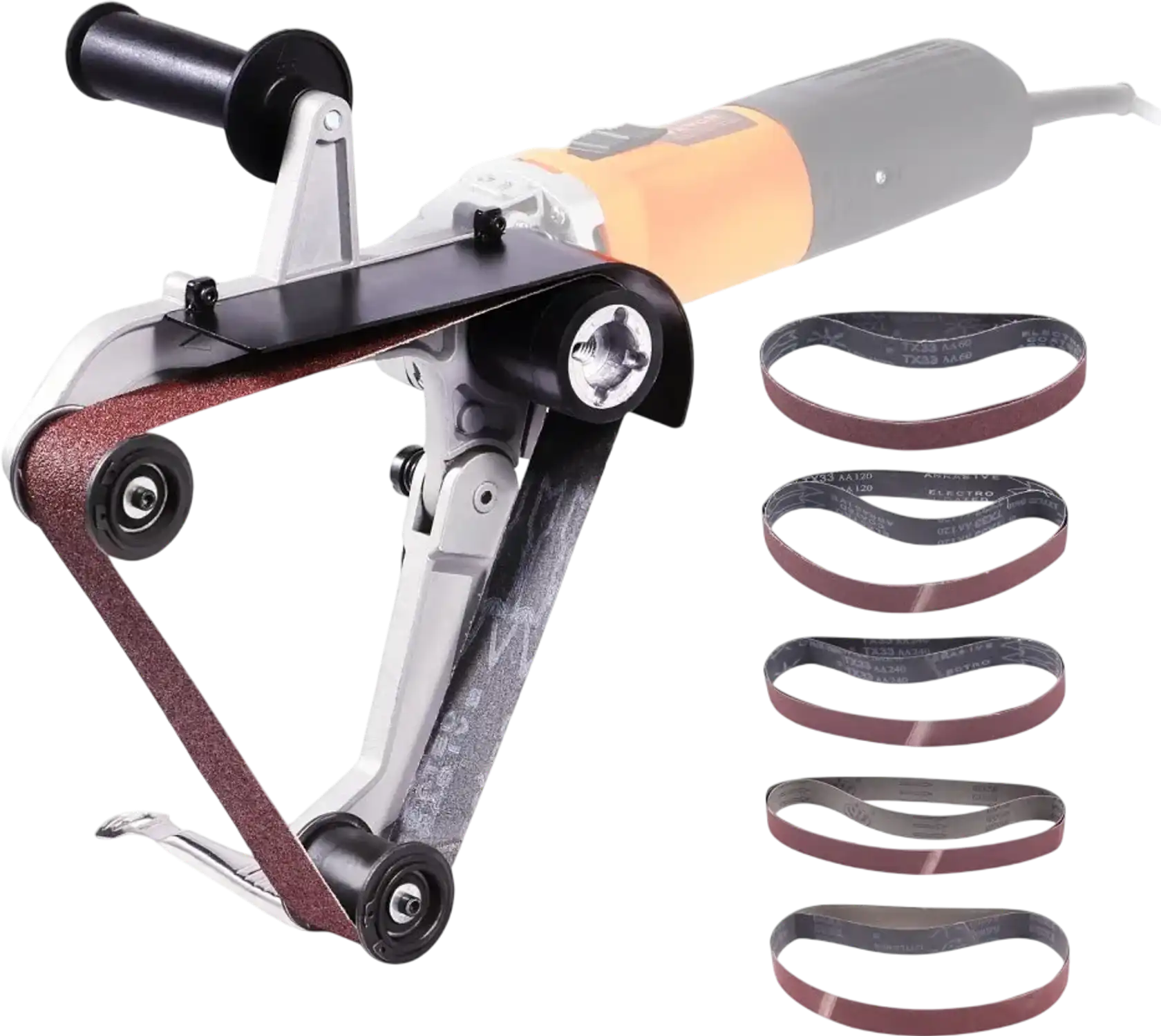 Vevor Belt Sander Adapter Angle Grinder Pipe Polishing Attachment New