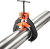 VEVOR 2"-8" Pipe Alignment Clamp Tool, Precision 3-Point Alignment Tool with T-Handle & Quick Release Button, High-Strength Steel Pipe Clamp for Piping Welding & Fabrication