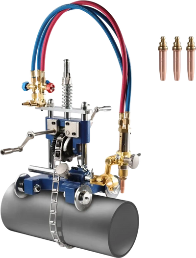 Vevor Pipe Cutting Machine Portable Manual Gas Beveling Cutter New