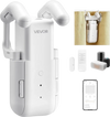 VEVOR Automatic Curtain Opener, APP and Remote Control, Hub Included, Electric Smart Curtain Opener Compatible with Alexa and Google Home, Timed Opening and Closing, Silent Mode, for Roman Rods