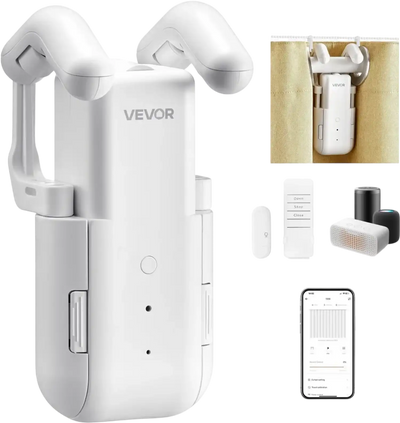 Vevor Curtain Opener Automatic Smart Curtain Opener for Roman Rods New