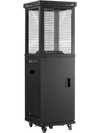 VEVOR 41000BTU Propane Patio Heater for Outdoor Use Portable with 2 Casters, for Party, Backyard, Home Garden, and Deck, Tip-Over Auto Shutoff, Stainless Steel Burner, Heats Up to 269 sq. ft., Black