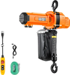 VEVOR 2200 lbs Electric Chain Hoist, 10 ft Lifting Height, 120V Single Phase Overhead Crane with 10 ft Wired Remote Control, G100 Chain Electric Lift Hoist for Factories, Warehouses, Garages