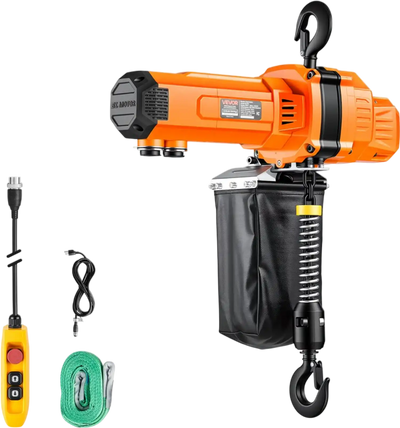 Vevor Electric Chain Hoist 2200 lbs 10' Wired Remote Overhead Crane New