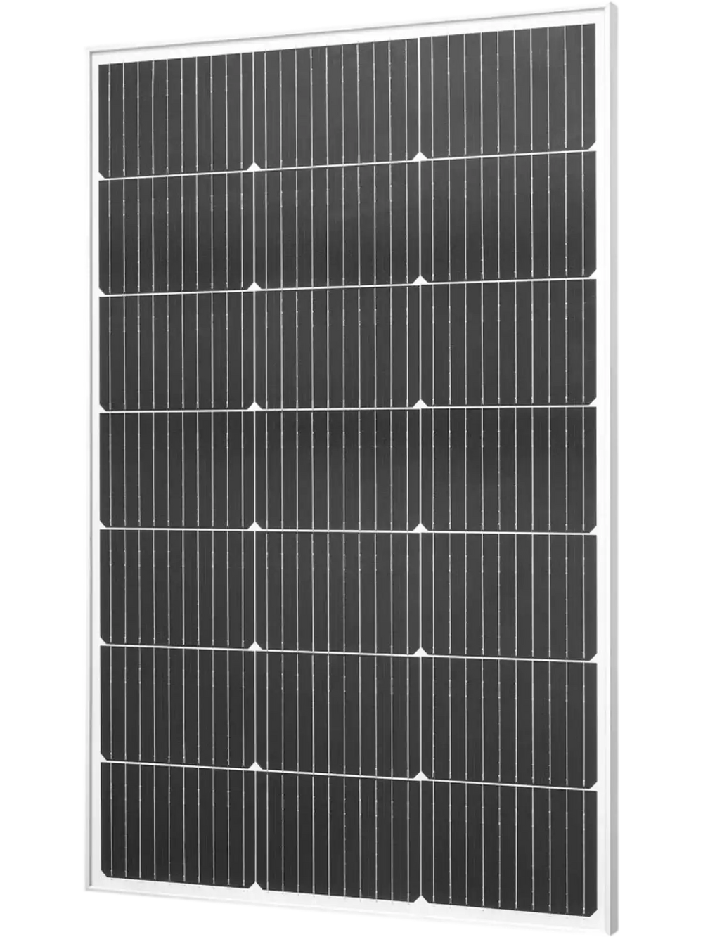 VEVOR 100W Monocrystalline Solar Panel, 23% High-Efficiency Mono PV Module with Stable MC4 Output & Aluminum Frame, IP65 Waterproof Solar Panel for Car Boat RV Flat Rooftop Off-Grid Applications