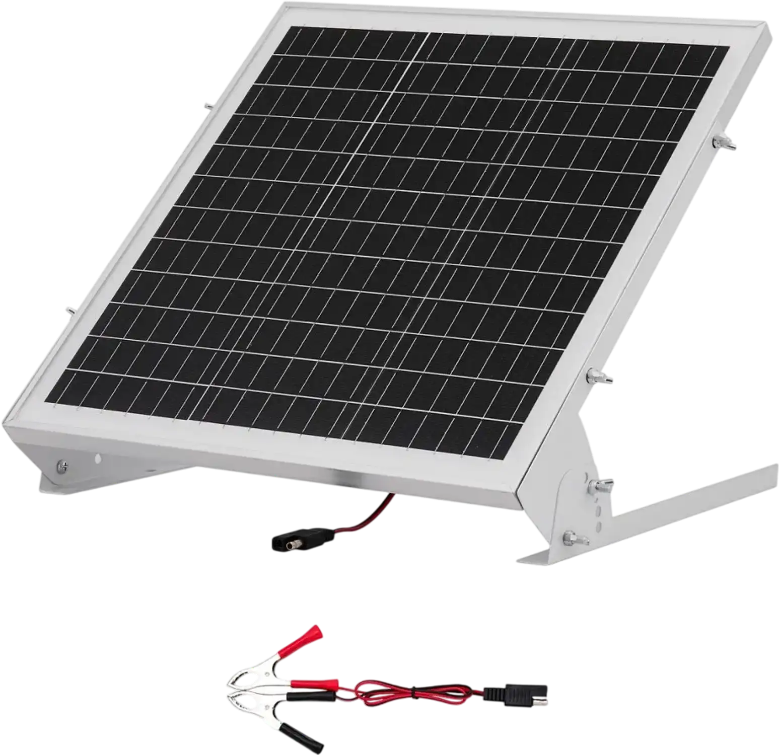 Vevor Solar Trickle Charger 20W 12V Battery Maintainer Kit New