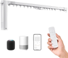 VEVOR Smart Electric Curtain Track, 71-118 inch Adjustable Length, Motorized Rod with Remote, Ceiling and Wall Mount, Automated Curtain Track System Compatible with Alexa, Google Home, App Control