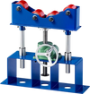 VEVOR Rotary Welding Positioner Roller, 2500LBS Heavy-Duty Pipe Stand, Fits 2"-36" Pipes, 16"-23" Adjustable Height, 4 PU Rollers, Worm Gear Lifting for Large Pipe Welding, Processing & Rotation