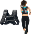 VEVOR Weighted Vest, 30 lbs Weight Vest with Reflective Stripe, Adjustable Buckle Body Weight Vest for Men Women, Workout Equipment for Strength Training, Running, Jogging, Fitness, and Weight Loss