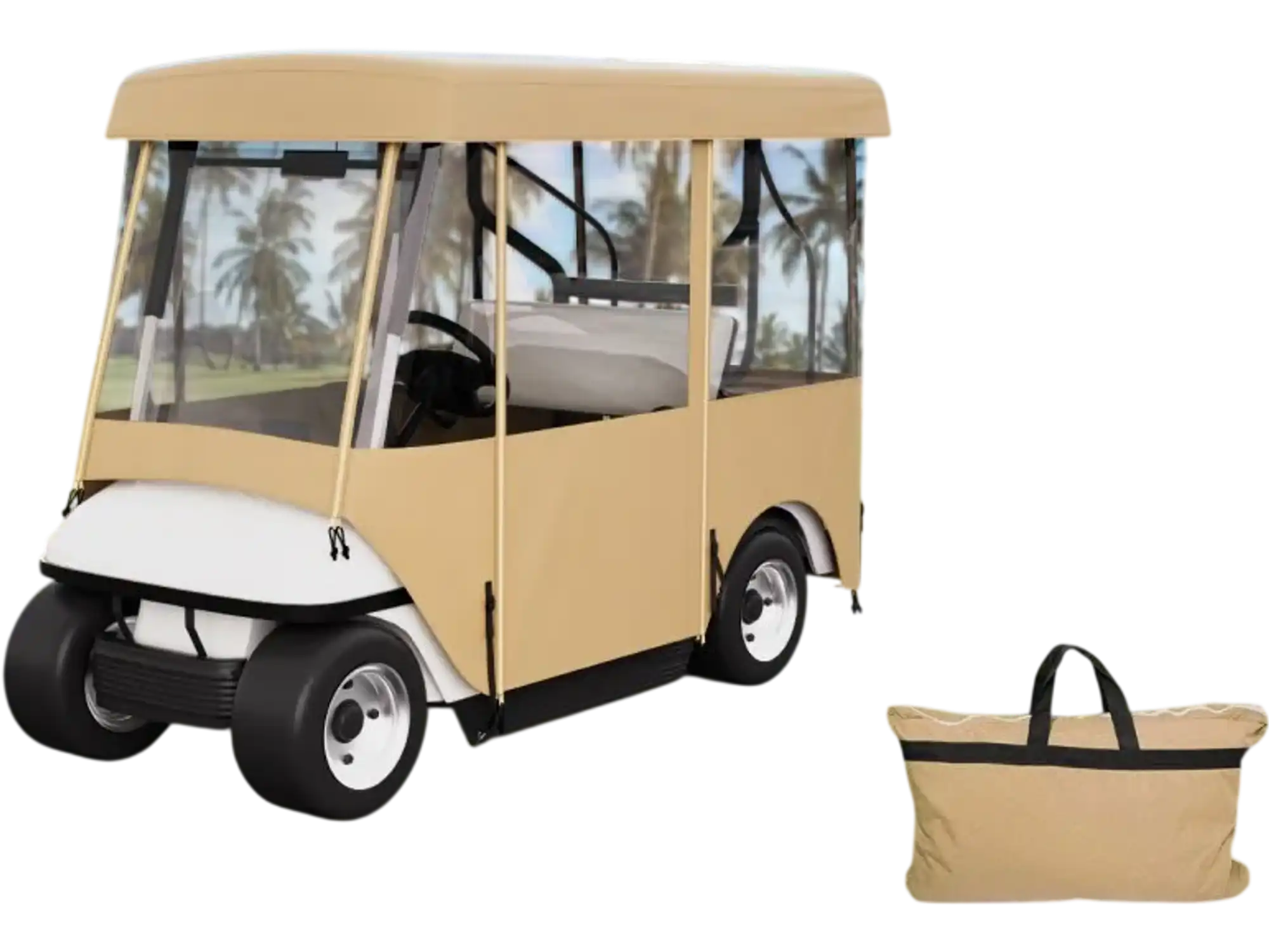 Vevor Golf Cart Enclosure 4-Passenger Waterproof Driving Cover New