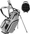 VEVOR Golf Cart Bag, 14 Way Top Divider Organizer, 2-in-1 Golf Club Bag with Full-length Divider, Dual Shoulder Straps, Support Legs, Rain Hood, Storage Pockets, Lightweight Polyester for Men & Women