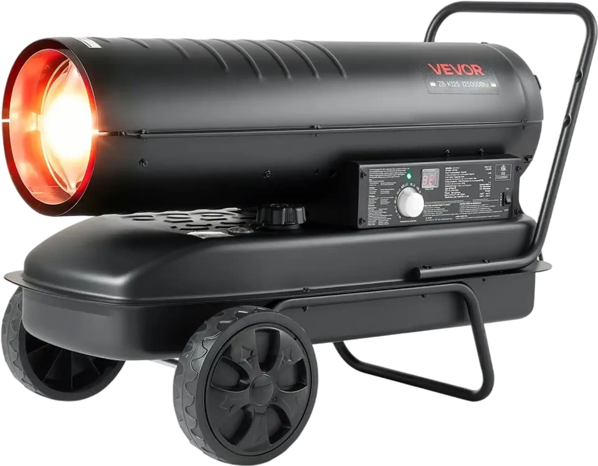 Vevor Kerosene Heater 125000 BTU Forced Air Diesel Torpedo Space Heater New