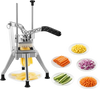 VEVOR French Fry Cutter, 3/8" Blade Commercial Vegetable Chopper, Lever-Action Vegetable Dicer with Ergonomic Handle, Stainless Steel Potato Slicer for Classic Cut Fries, Onion, Carrots, Bell Pepper