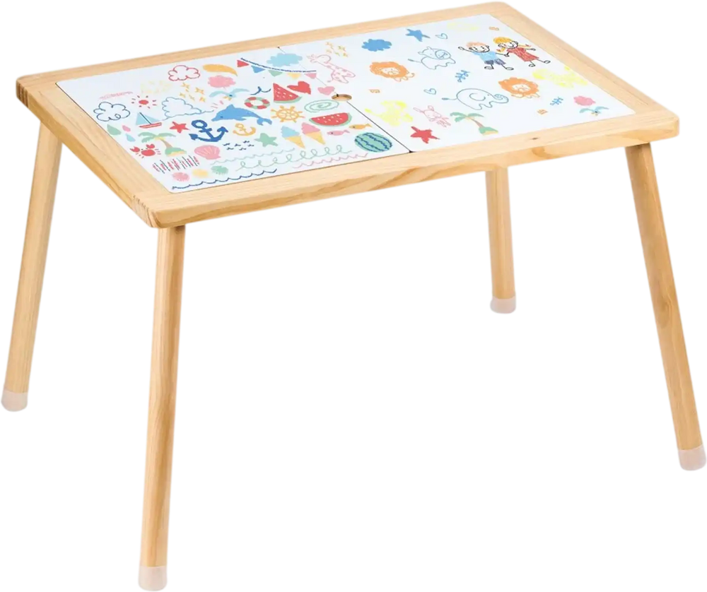 VEVOR Sensory Table for Toddlers, Kids Activity Table with Double-Sided Tabletop & Non-Slip Feet, Indoor/Outdoor Play Activity Table, Wooden Sensory Table for Drawing Studying, Ideal Gift for Boy Girl