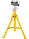 VEVOR 0.5-12 inch Roller Pipe Stand Adjustable Height 32\"-55\" Pipe 2500Lb Capacity Jack Stands Folding Portable High Folding Pipe Stand with Roller Head Fold A Trailer Jacks