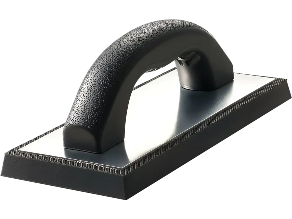 VEVOR Grout Float, Professional Rubber Tile Grout Tool with Anti-slip Handle & Lightweight Aluminum Connector Backplate, Easy to Operate & Cleaning for Smoothly Apply to Concrete, Plaster, Drywall