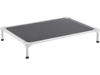 VEVOR Elevated Dog Bed for Large Dogs, Portable Raised Dog Cot with Aluminum Tube Metal Frame and Breathable Textilene Mesh, Indoor & Outdoor Pet Cooling Raised Hammock Bed, L, Gray