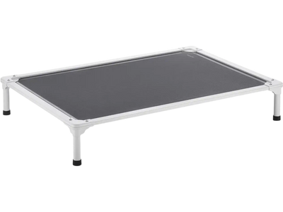 Vevor Elevated Dog Bed Portable Raised Cooling Cot Large Gray New