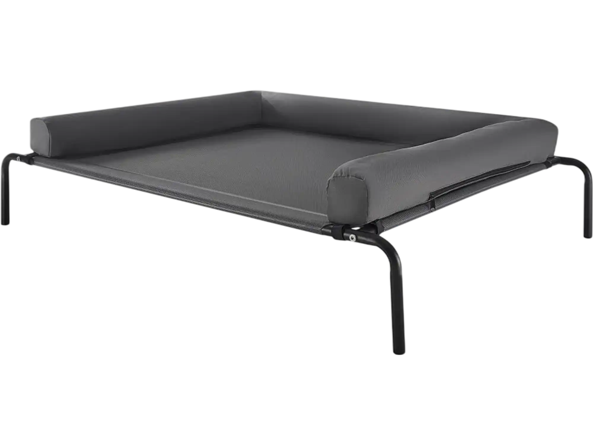 Vevor Elevated Dog Bed XL Raised Cot with Pillow Gray New
