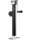 VEVOR Trailer Jack, 5000 lbs Dynamic Load Capacity, Weld-on Pipe-Mount Swivel Trailer Jack with Ergonomic Handle, 15-inch Vertical Travel, Suitable for RV, Horse, Utility, Camping and Yacht Trailers