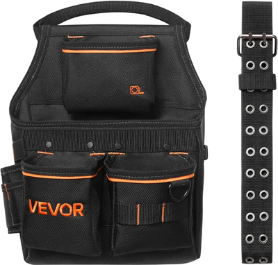 Vevor Tool Belt 14-Pocket Professional Adjustable Utility Pouch New