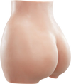 VEVOR Silicone Butts, 100% Silicone Hip Enhancer Shapewear Panty, Fake Buttock Enhancers Pants for Crossdresser, Transgender, Cosplay, Drag Queen (Brown)