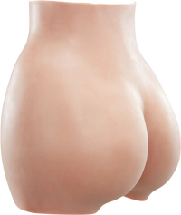 VEVOR Silicone Butts, 100% Silicone Hip Enhancer Shapewear Panty, Fake Buttock Enhancers Pants for Crossdresser, Transgender, Cosplay, Drag Queen (Brown)