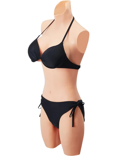 Vevor Bodysuit Realistic D-Cup Silicone Breastplate New