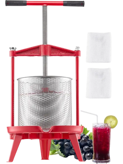 Vevor Fruit Wine Press Manual Juice Maker 3.69 Gal 14L Stainless Steel New