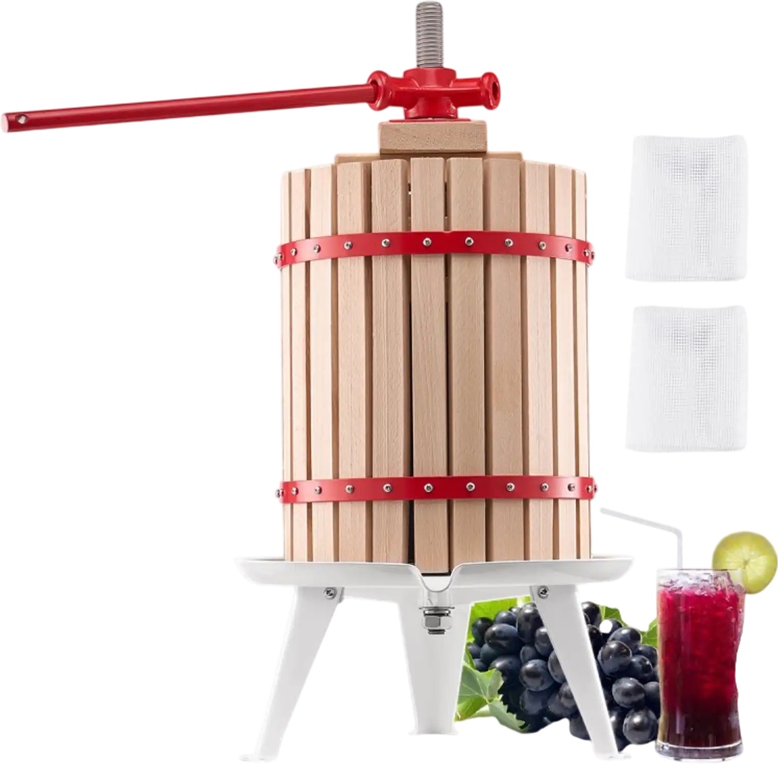 Vevor Fruit Wine Press 4.75 Gal Manual Juicer New