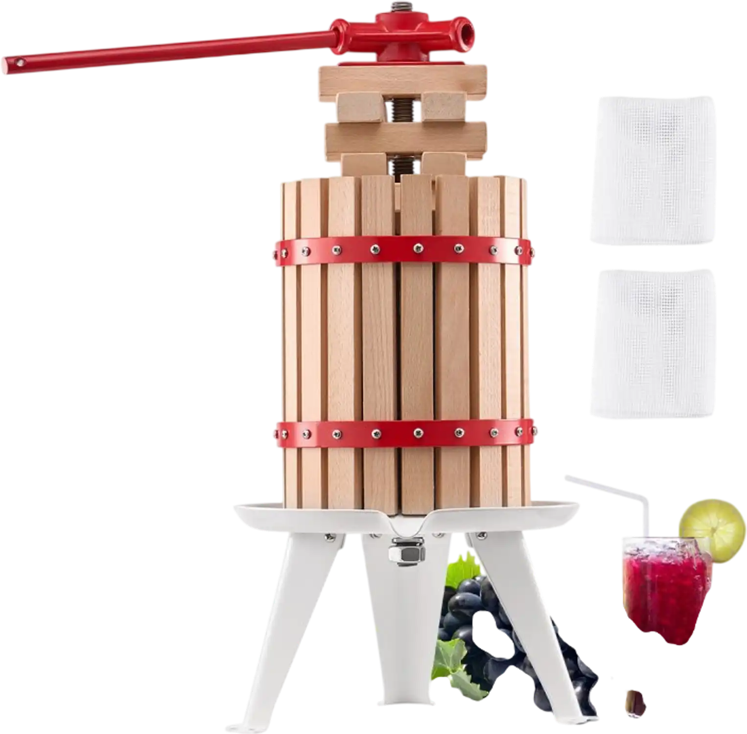 Vevor Fruit Wine Press 1.6 Gal 6L Manual Juicer New