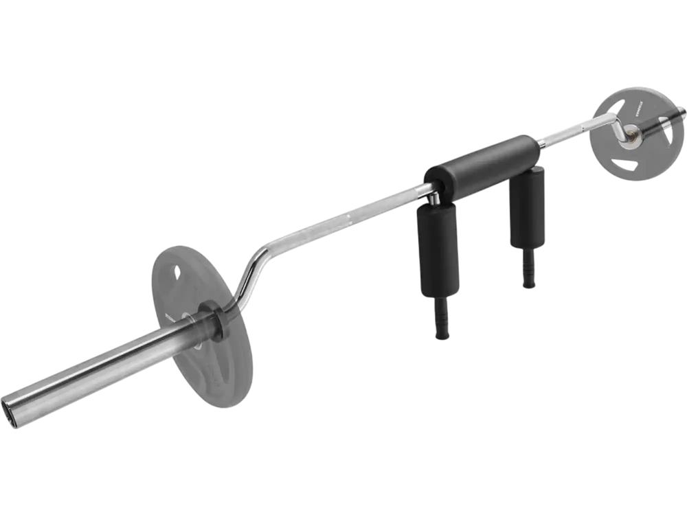 VEVOR Safety Squat Bar, 700 LBS Fitness Squat  Bar, Safety Squat Bar Attachment with Shoulder and Arm Pads, 28mm Diameter Weight Bar, Ideal for Front Squats, Lunges, Rehab, Physical Therapy