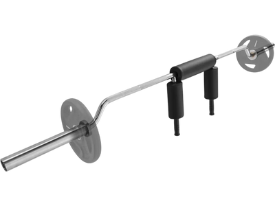 VEVOR Safety Squat Bar, 700 LBS Fitness Squat  Bar, Safety Squat Bar Attachment with Shoulder and Arm Pads, 28mm Diameter Weight Bar, Ideal for Front Squats, Lunges, Rehab, Physical Therapy