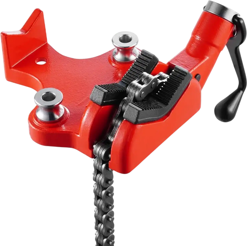 VEVOR Heavy-Duty Pipe Chain Vise, 1/4" - 6" Pipe Capacity, 28" Rugged Chain & Cast Iron Base, Industrial-Grade Pipe Clamping for Plumbing, Automotive Repairs, Metalworking