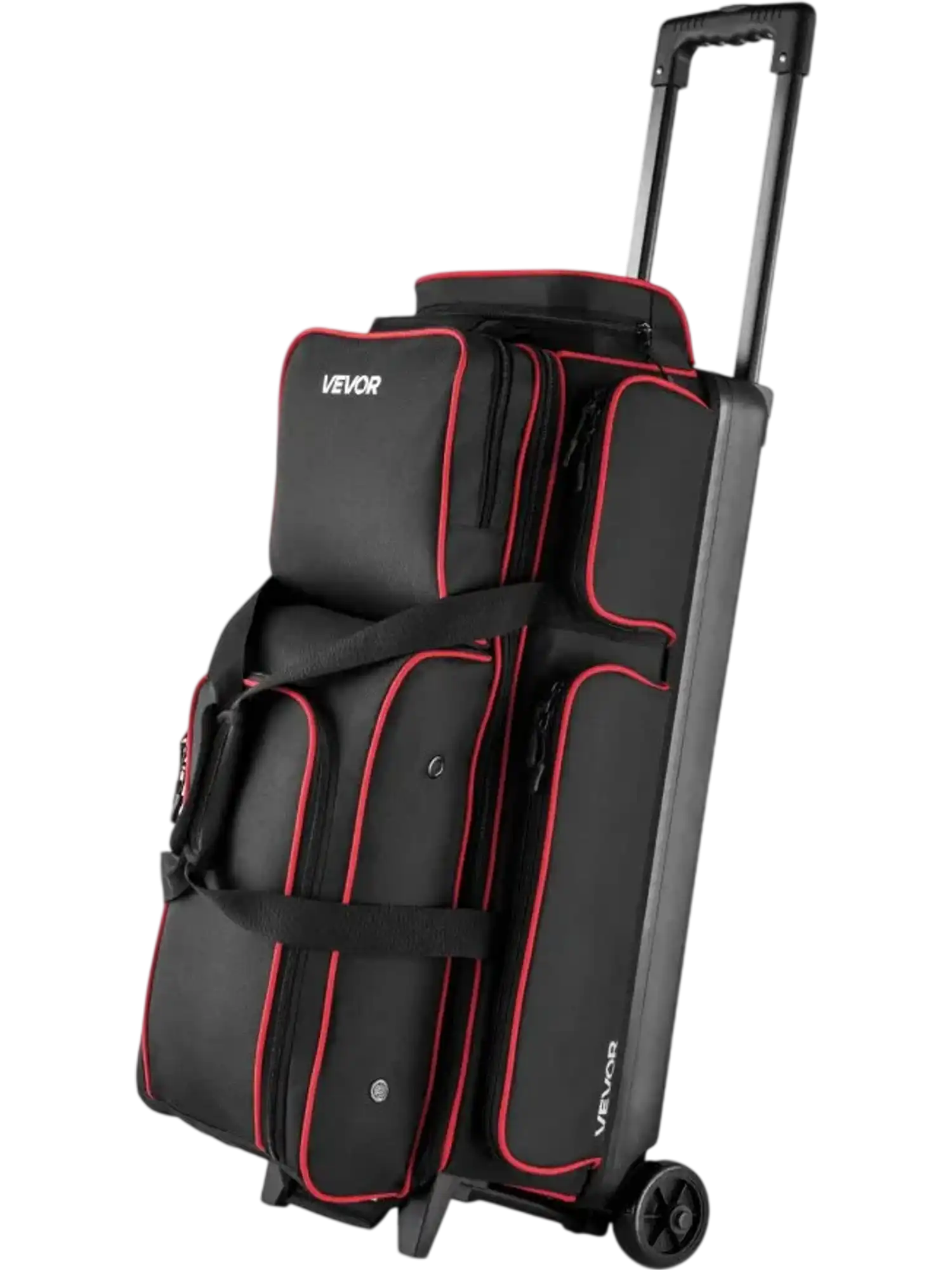 Vevor Bowling Bag 3-Ball Rolling Bag with Shoe Compartment New