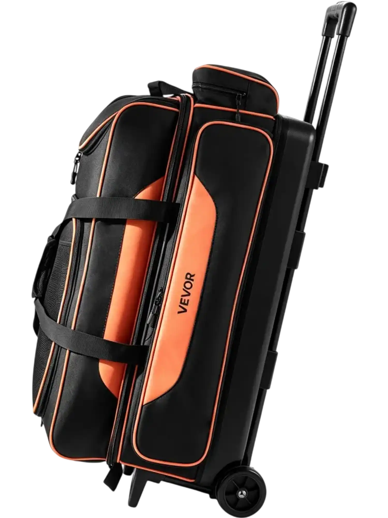 Vevor Bowling Bag 3-Ball Double Roller with Shoe Compartment New