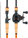 VEVOR Rod and Fishing Reel Combo, IM7 Carbon Fiber Baitcasting Rod and Reel Combo, Bass Fishing Pole with 7+1 BB System, 7.0:1 Gear Ratio, Cork Handle, Stainless Steel Guides with Ceramic Rings