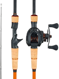 VEVOR Rod and Fishing Reel Combo, IM7 Carbon Fiber Baitcasting Rod and Reel Combo, Bass Fishing Pole with 7+1 BB System, 7.0:1 Gear Ratio, Cork Handle, Stainless Steel Guides with Ceramic Rings